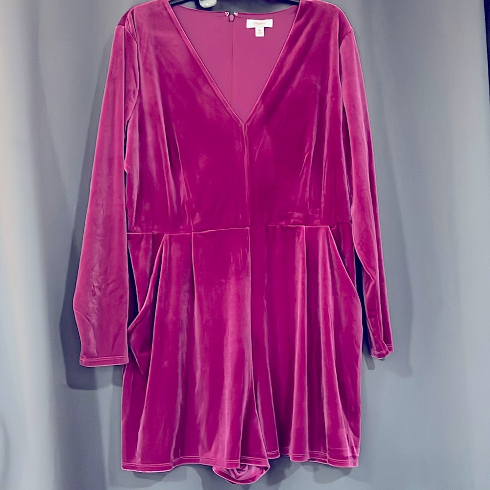 Velvet romper